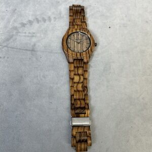Men'S Wooden Watch, Sentai Handmade Vintage Quartz Watches, Unisex Broken Parts
